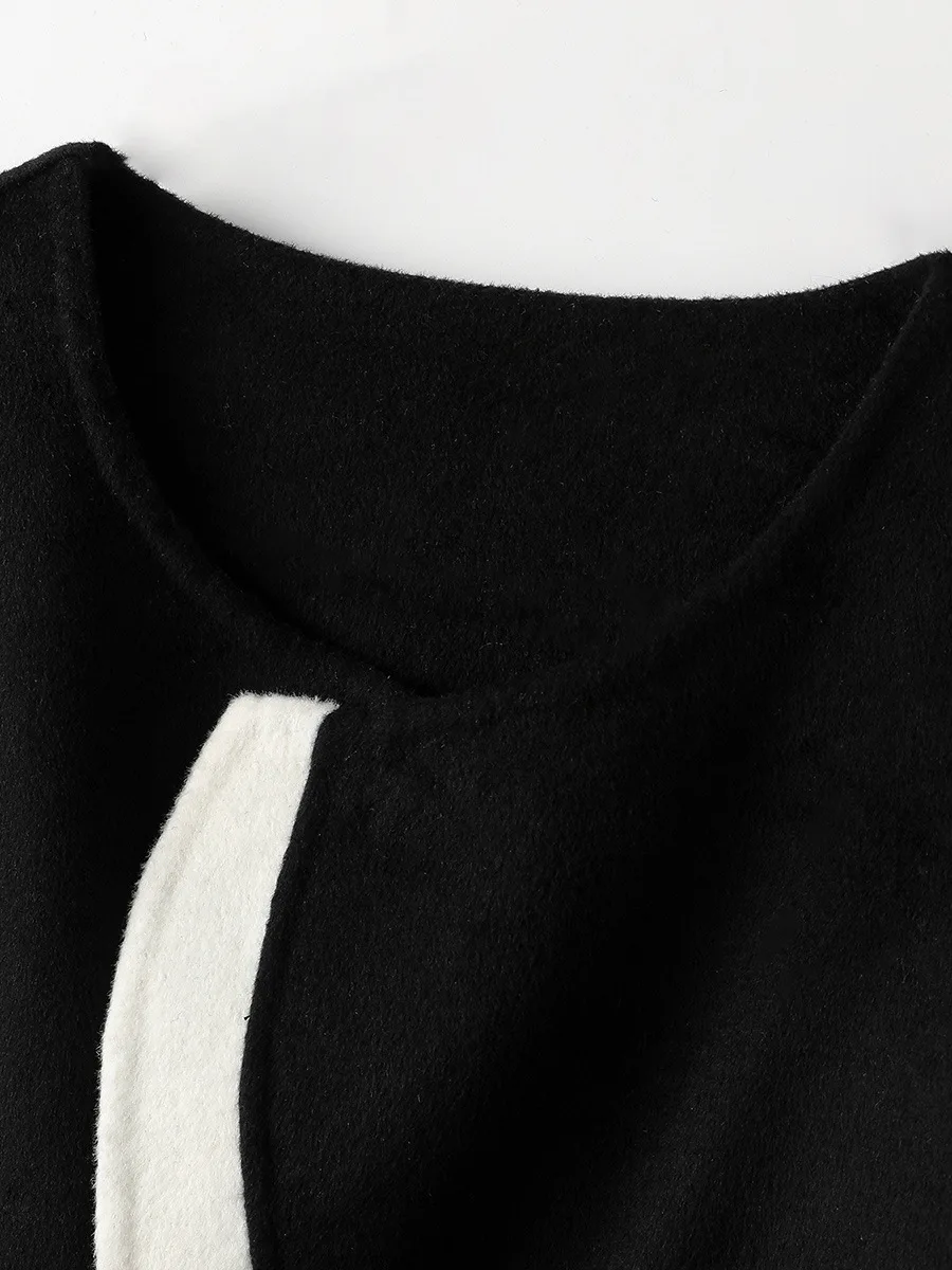 Wool Autumn 2022 New Korean Version of Casual Double-sided Woolen Coat for Women