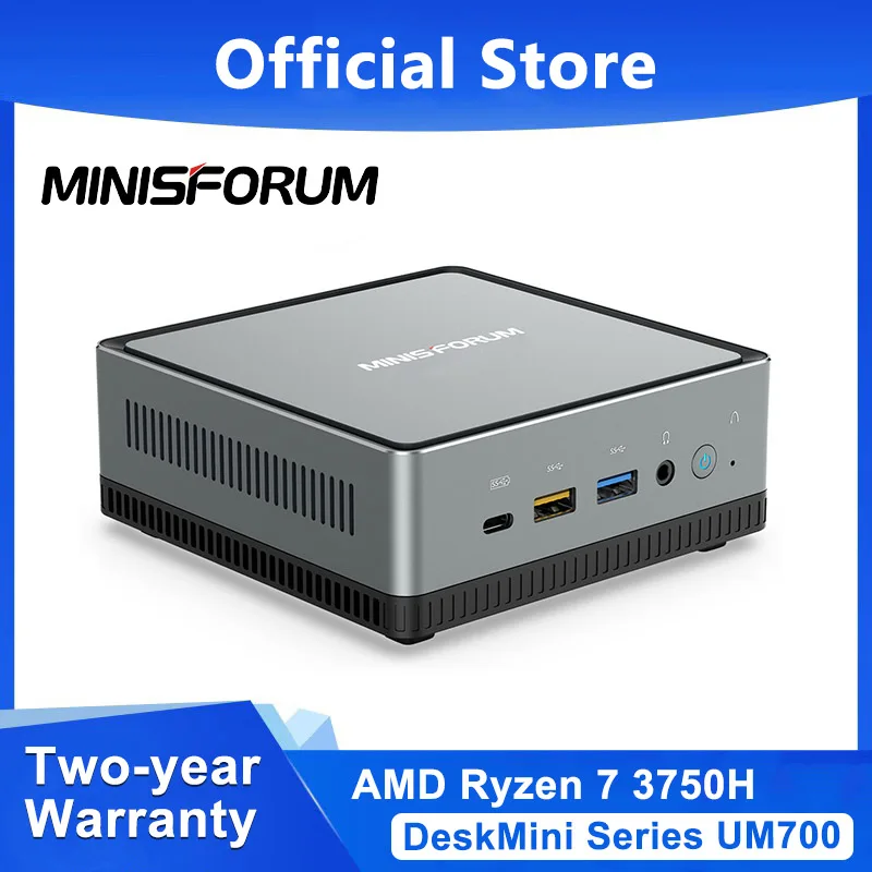 Мини-ПК MINISFORUM UM700 Windows 11 ПК AMD Ryzen 7 3750H