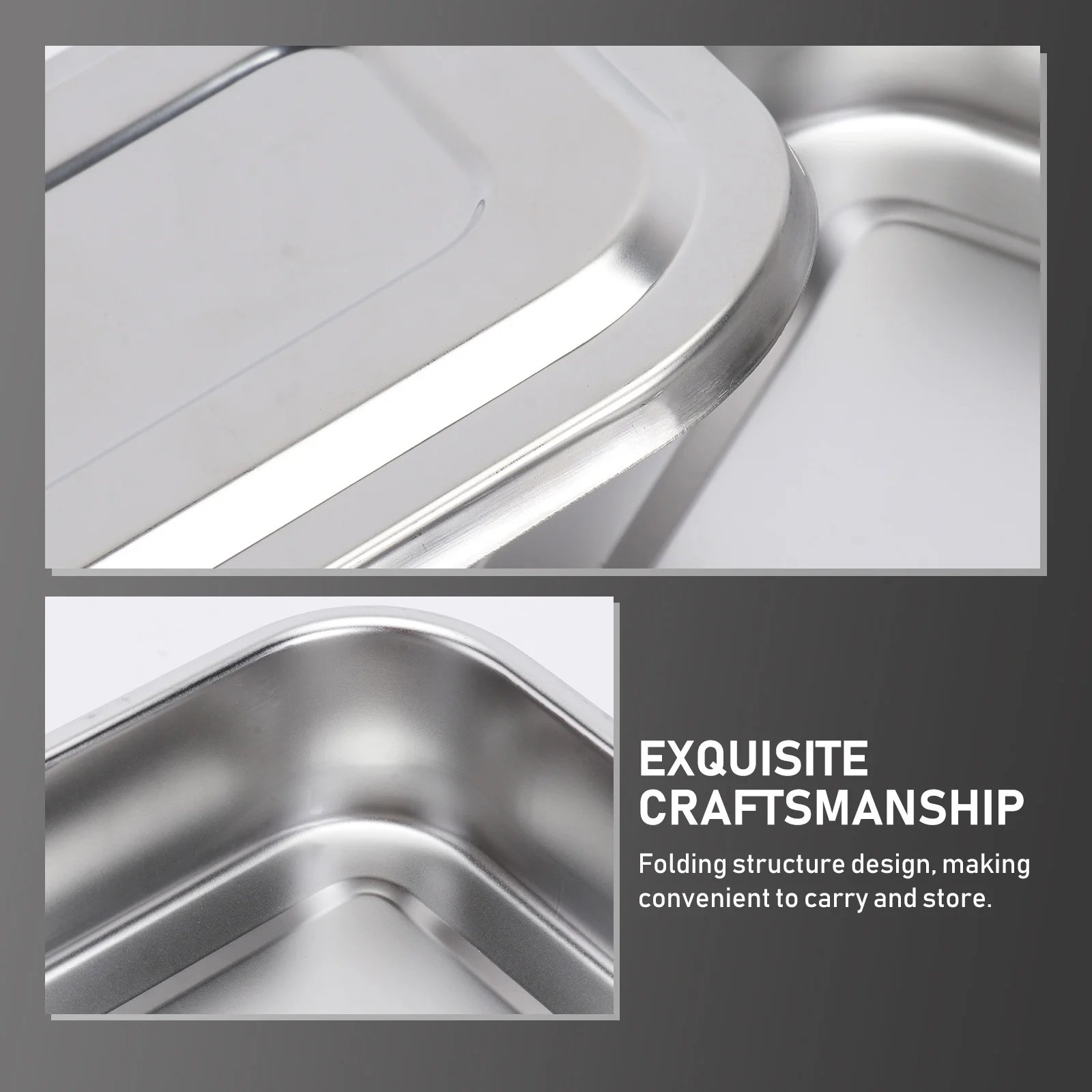 Рисунок 3 - Поднос для инструментов из нержавеющей стали с крышкой