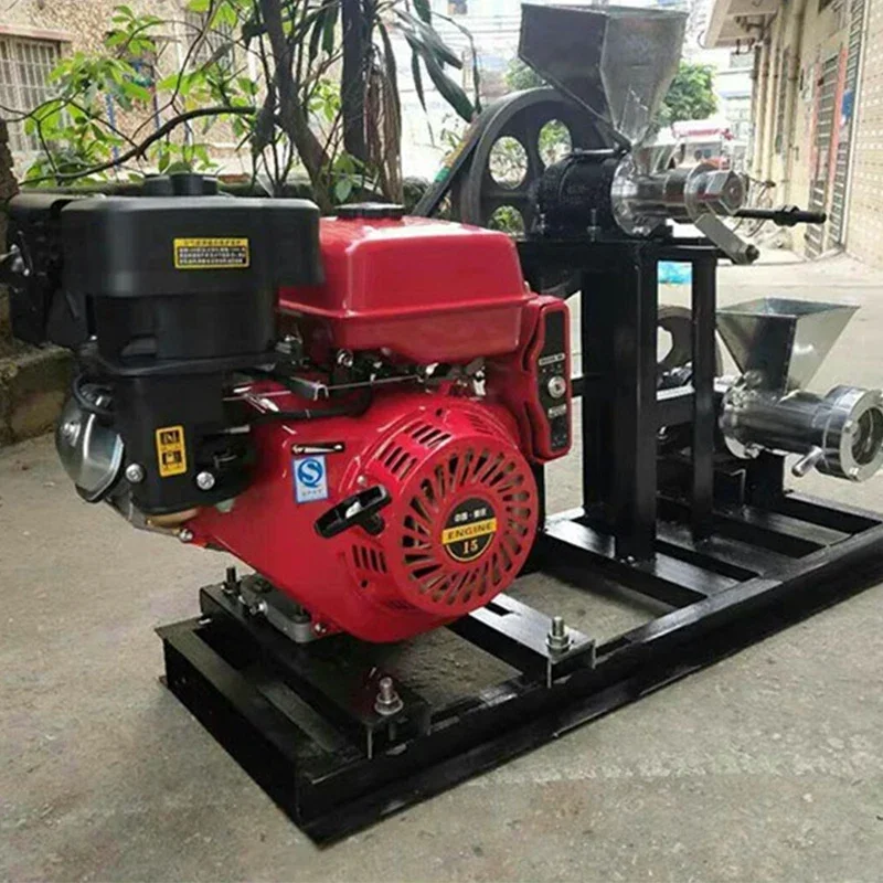 Зерновая кукурузная мука Снэк еда дизельная машина для надувания кукурузы