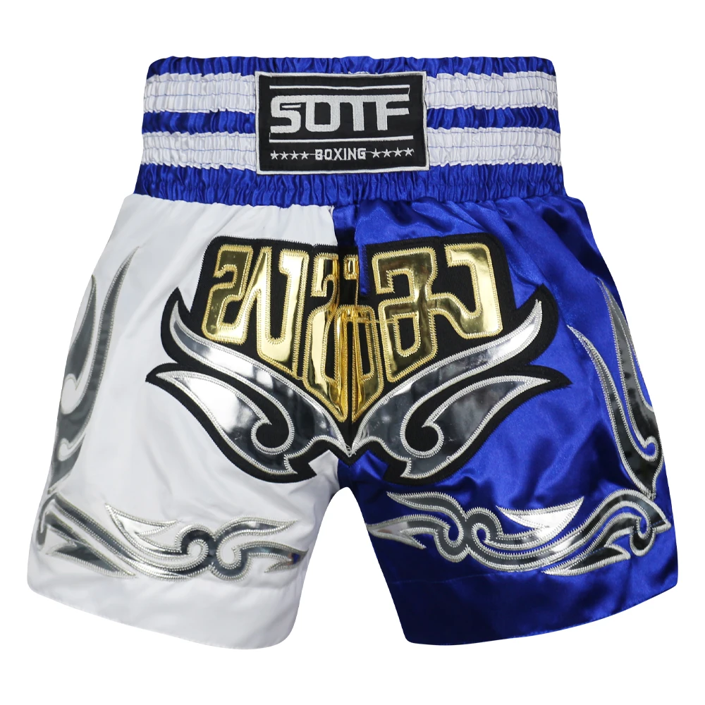 Мужские боксерские штаны с рисунком MMA шорты для кикбоксинга борьбы грамплом