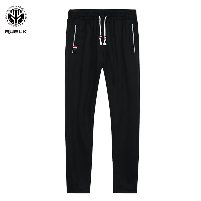 

Тонкие спортивные штаны, мужские длинные брюки, свободные трикотажные штаны для бега, прямые свободные дышащие повседневные спортивные брю...