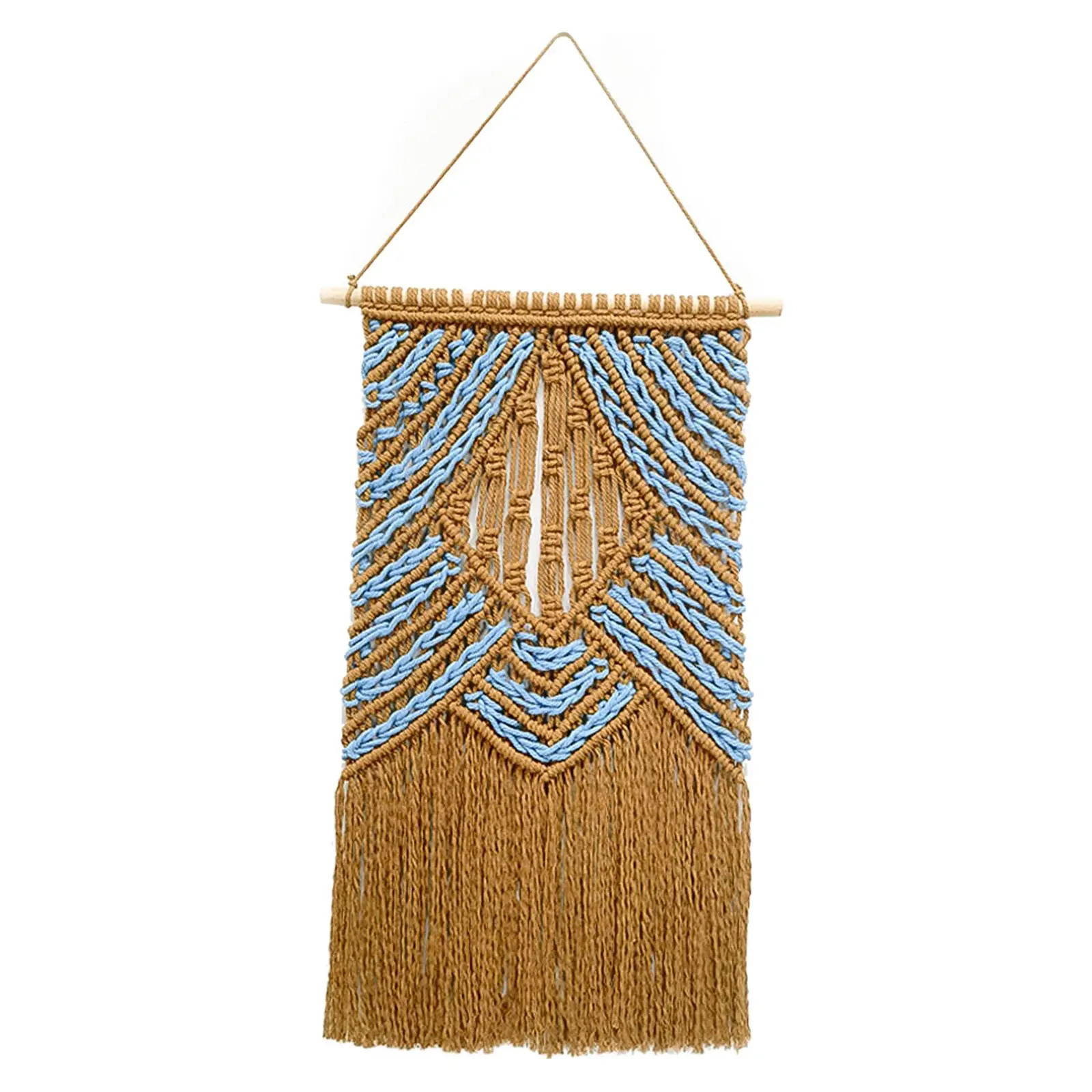 

1* Wall Hanging Boho Handmade Kit Craft Fringe Handwoven Tapestry for Dorm Ornament Art Living Room Nursery