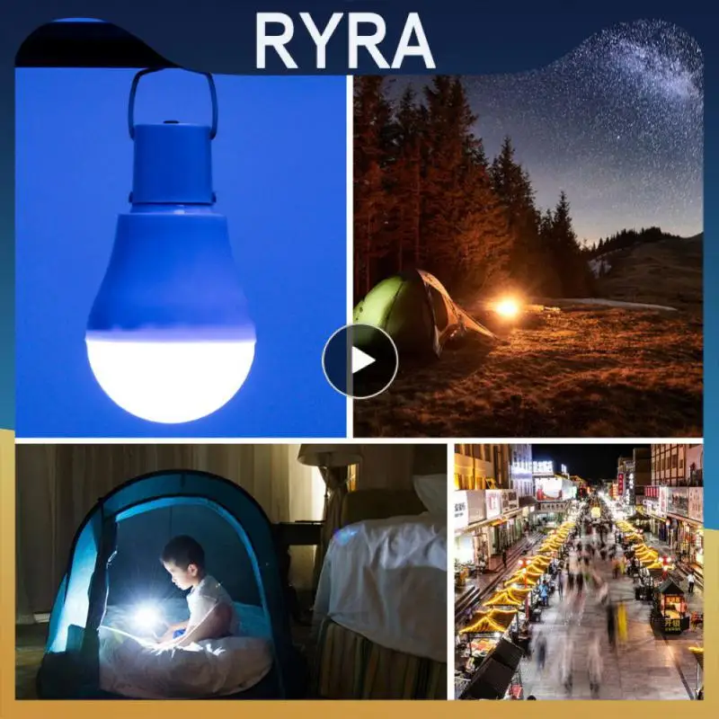 

LED Solar Light Bulbs Outdoor Indoor Lighting Home Chicken Coop Emergency Lights Shed Light Camping Fishing Lamp Tent Supplies