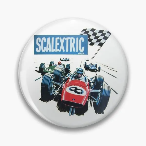 Мягкая булавка-пуговица Scalextric модная металлическая брошь на воротник одежды