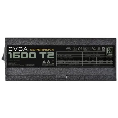 

EVGA 1600w 1600T2 computer power supply 80PLUS titanium gold medal/full module/10 year warranty Support RTX3090/3080 used