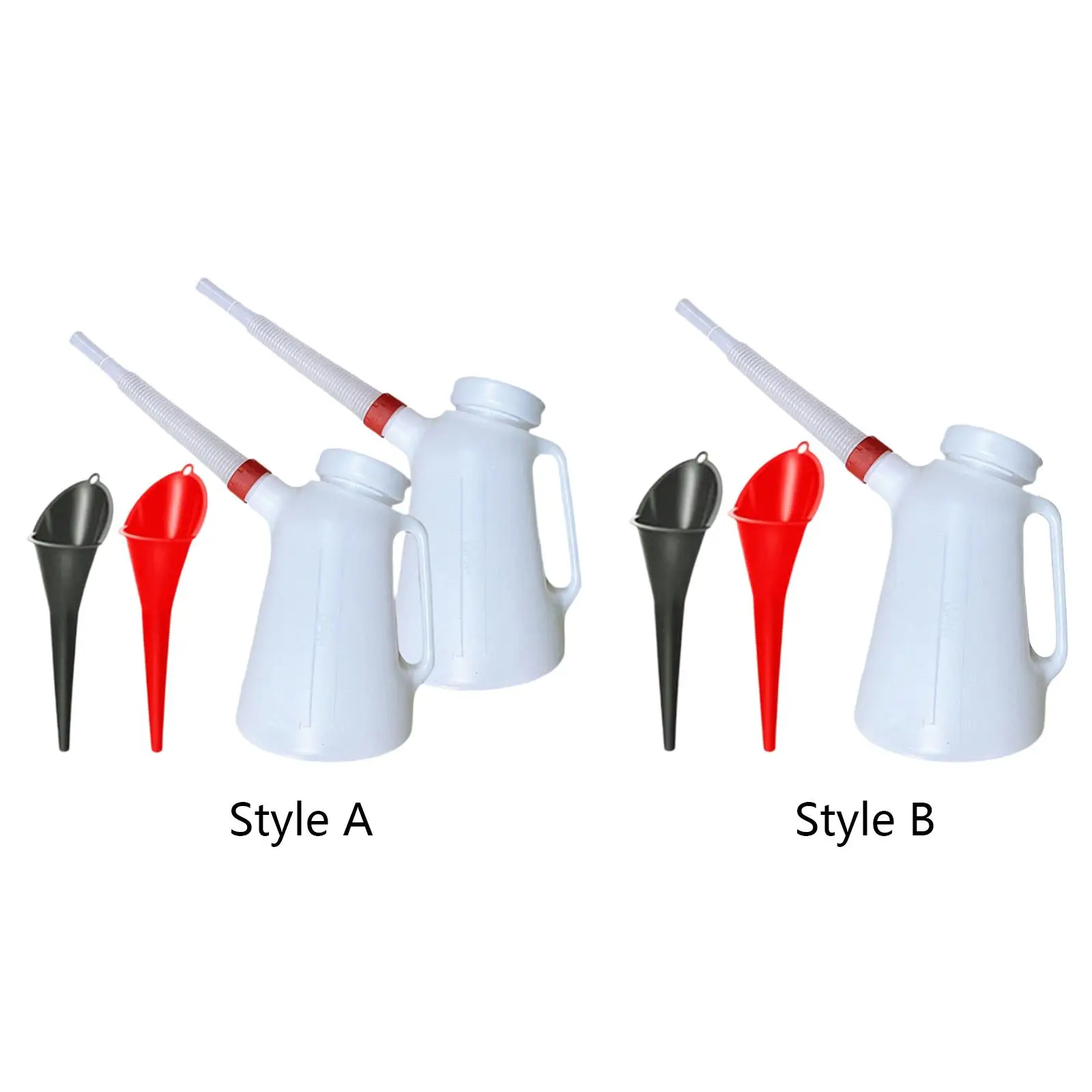 Мерный кувшин для масла герметичный 5 л контейнер моторного гибкий масляный