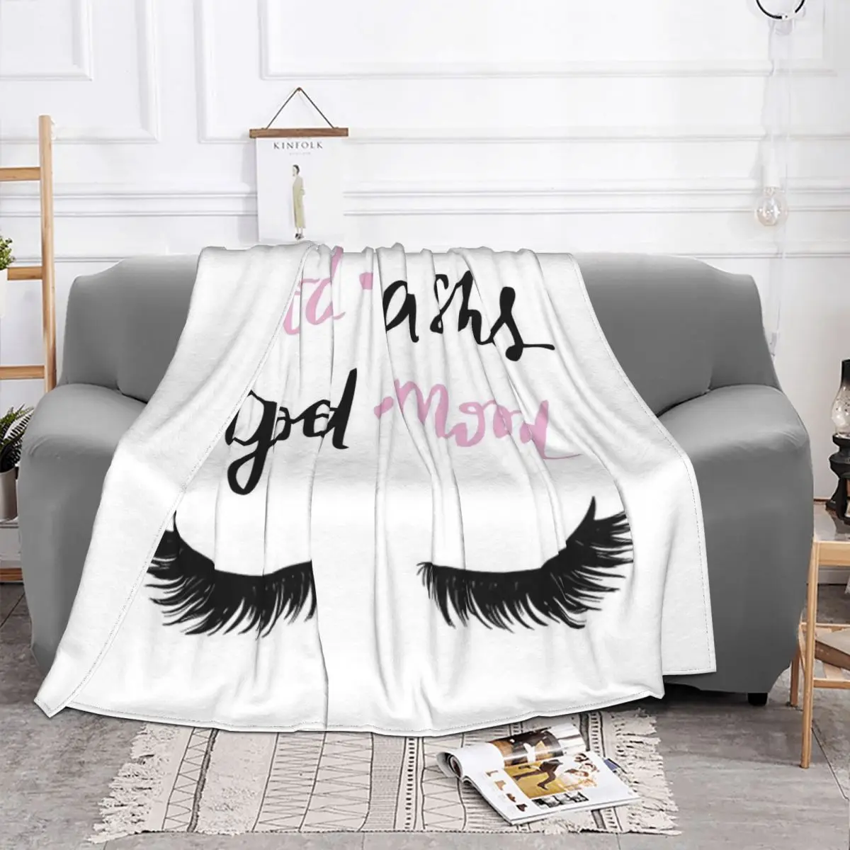 

Флисовое всесезонное портативное Супер теплое покрывало с красивыми глазами и улыбкой для дивана, покрывала для автомобиля