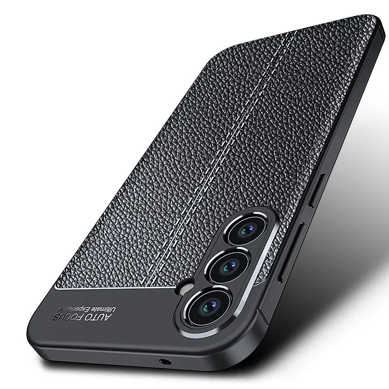 For Samsung Galaxy A34 Case For Samsung Galaxy A34 Cover Funda Shell Soft TPU Leather Phone Bumper For Samsung Galaxy A34