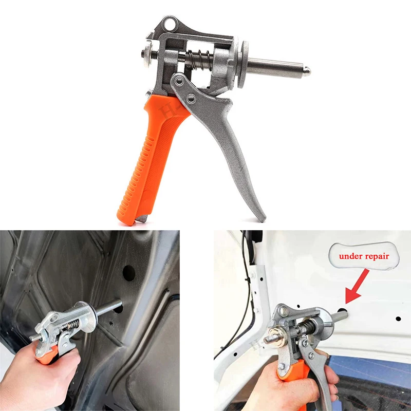 Car Fender Edge Repair Tool Paintless Dent Repair Kit Autobody Repair Tools Car Edge Trimming Pliers Flat Hole Caliper Tool Clip