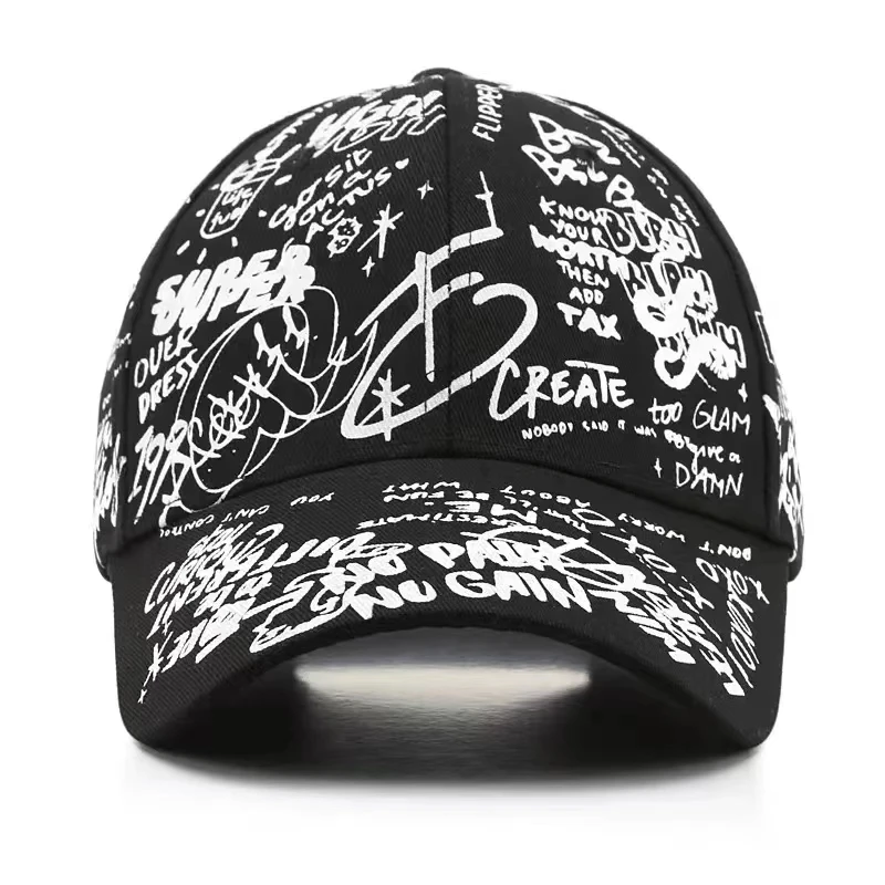 Бейсболка с граффити для женщин и мужчин лето 2023 Snapback буквенным принтом Gorras Hombre