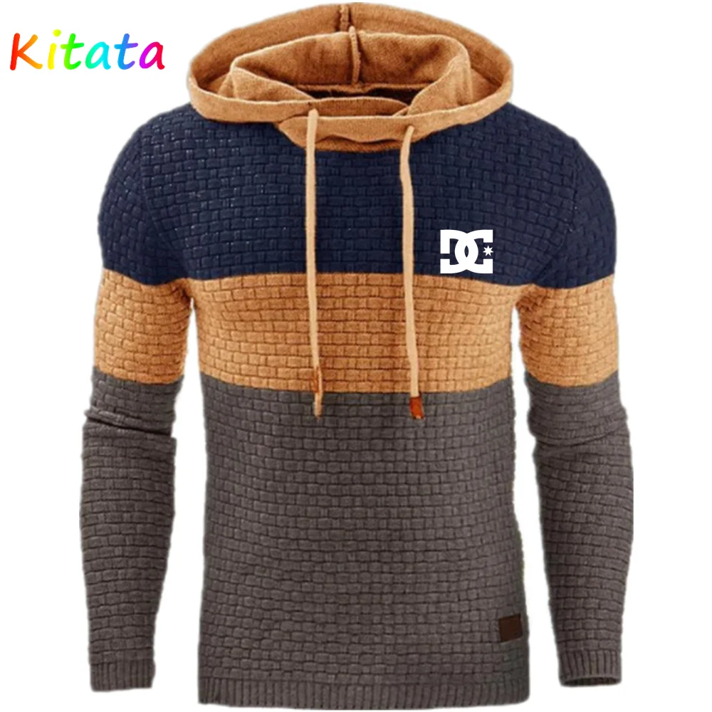 Мужская повседневная толстовка с буквенным принтом DC осень/зима 2022