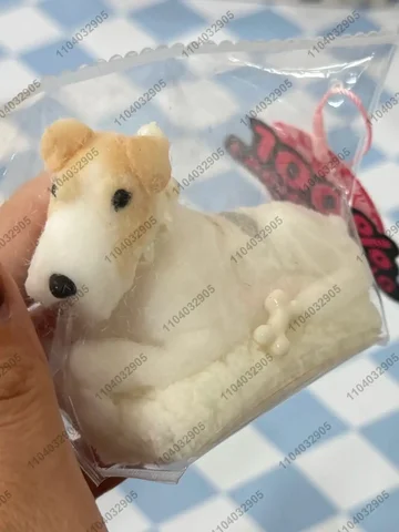 Foxhound Dog Taba Squishy Силиконовая ручная роспись Собачий щенок Нечеткая игрушка для сжимания животных Моти Игрушка для рук Расслабление стресса