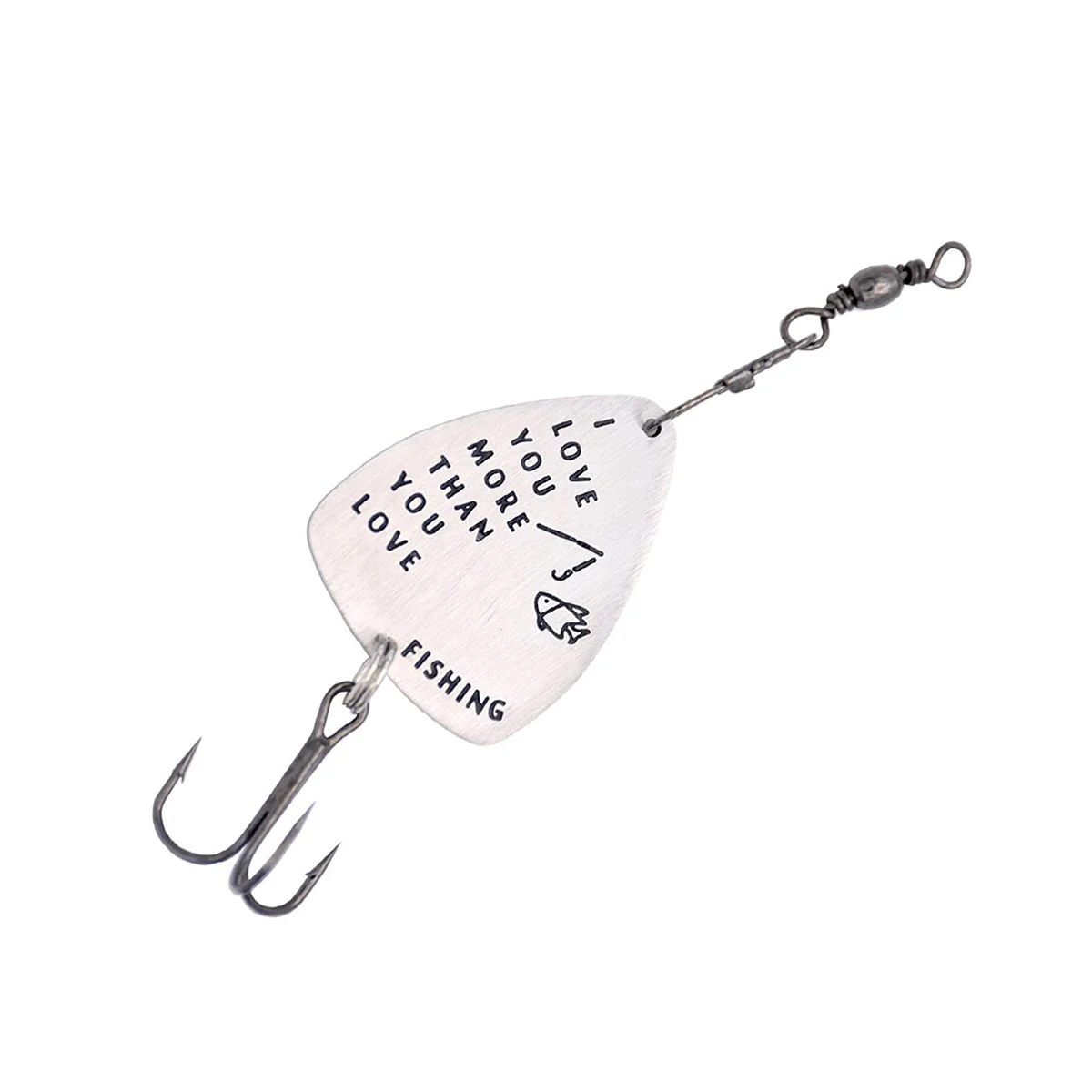 

Keychain Coastal Gifts Key Lures Baits Treble Hook Dad Tag Fathers Gift Father Birthday Chains Girlfriend Husband Wife Day