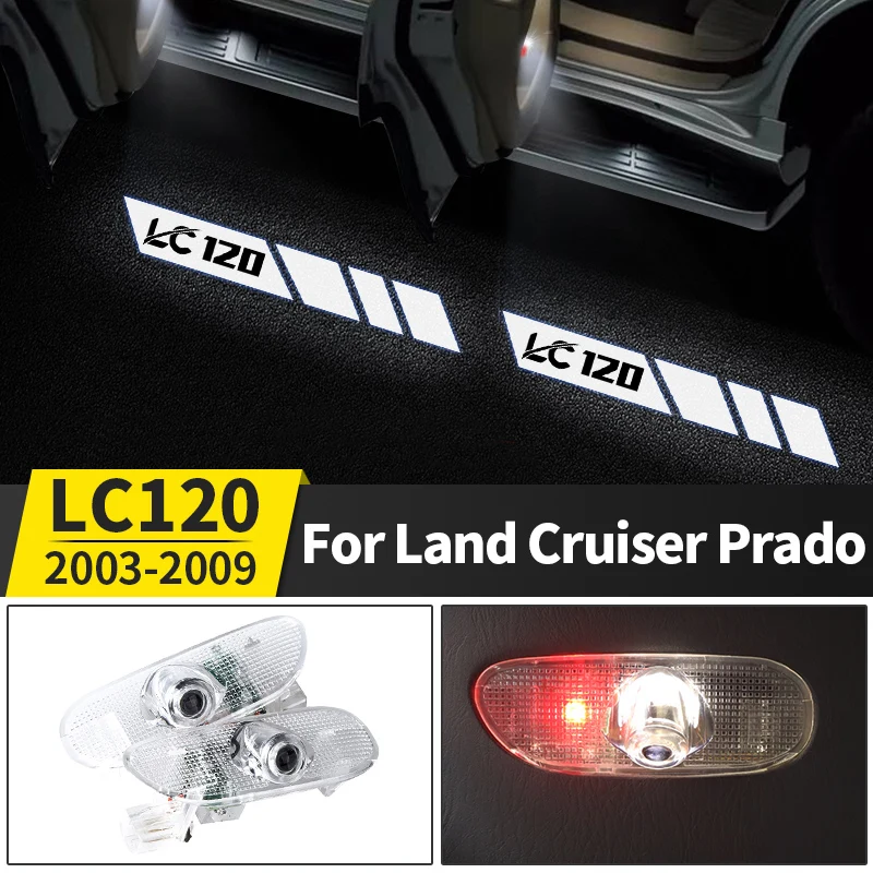 

2003-2009 2008 For Toyota Land Cruiser Prado 120 Lc120 Interior Decoration Accessories Door Sill Light Threshold Courtesy Lamp