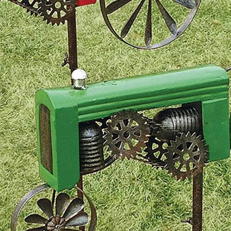Трактор ветровой Спиннер металлический трактор тележка для дорожек дворов