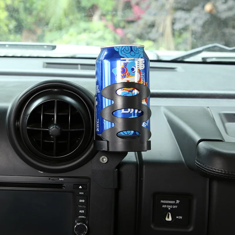 For Hummer H2 2003-2007 car styling Black Car Cup Holders Water Bottle Mount Stand Drinks Organizer Basket Car Accessories