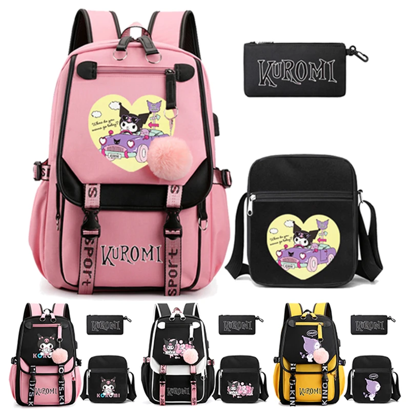 3 шт./комплект школьный рюкзак для мальчиков и девочек