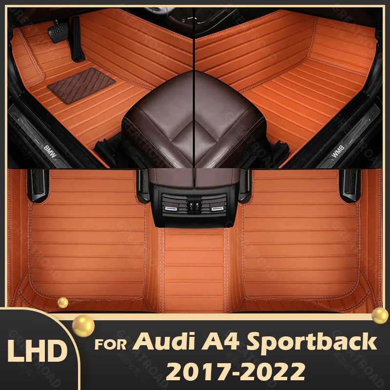 

Car floor mats for AUDI A4 B9 Hatchback/Sportback 2017 2018 2019 2020 2021 2022 Custom foot Pads automobile carpet interior