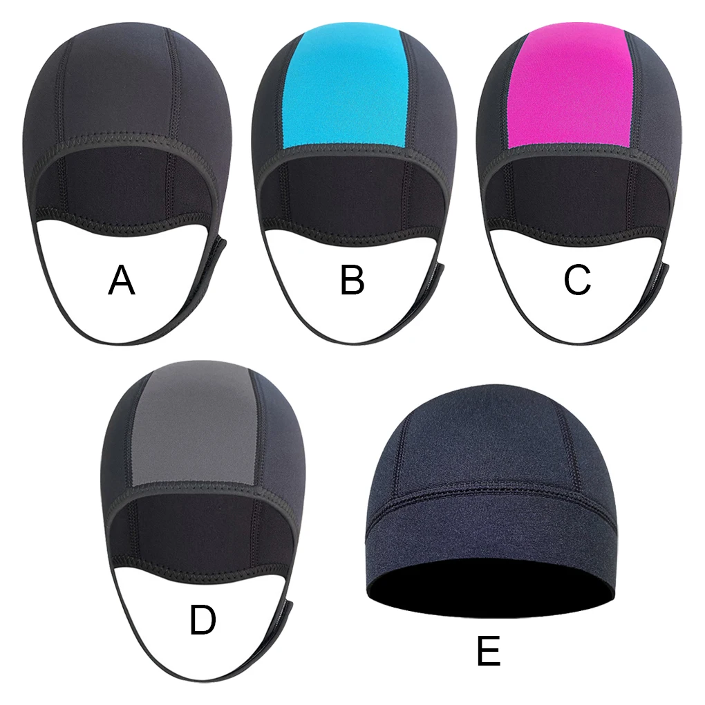 

Neoprene Swim Thermal Hood Cap Waterproof Protection Hat Swimwear