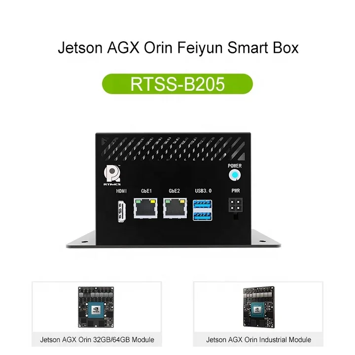 Realtimes AGX Xavier Feiyun Smart Box RTSS-B508 с модулем Nvidia Jetson Agx Series 32 ГБ плата носителя