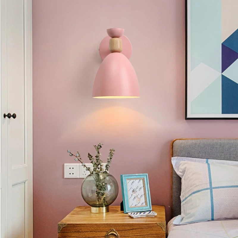 

Прикроватная лампа, комнатный настенный светильник, лампы для гостиной, коридора, бра, украшение для спальни, скандинавский домашний декор
