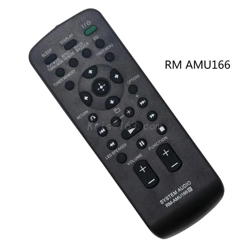 

New RM-AMU166 Replacement Remote Control fit for Sony Personal Audio System RDH-GTK37iP GTK-X1BT RDH-GTK17iP FST-GTK37iP