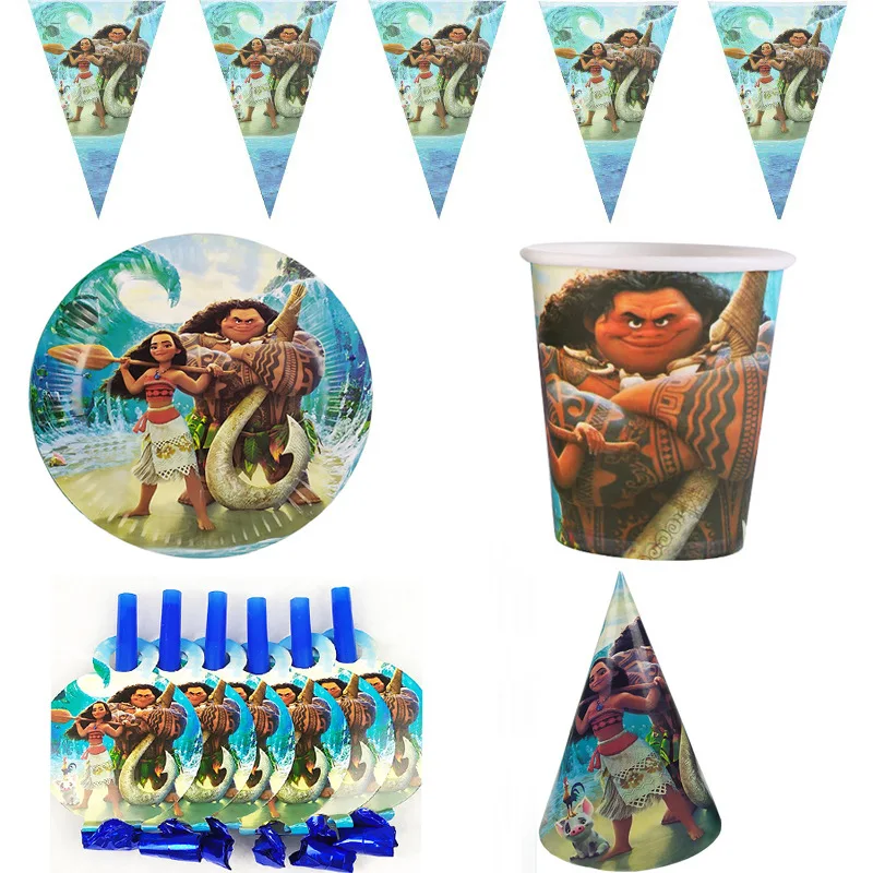 

Бумажные чашки с тематикой Disney, Moana, для взрослых, для свадьбы, вечеринки в честь будущей мамы