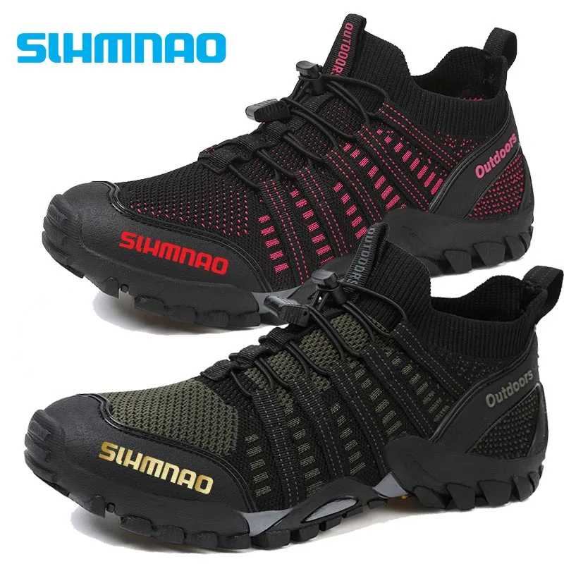 

2023 Men's Outdoor Fishing Leisure Tracing Creek Shoes Picnic Leisure Camping Adventure Running Large Mesh Mountaineering Shoes