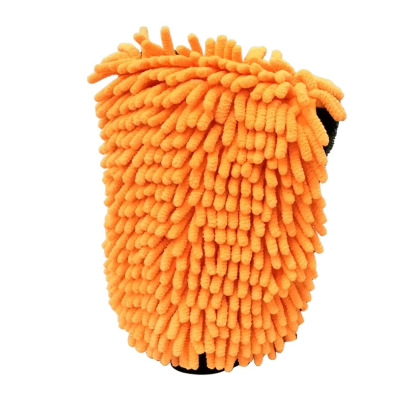 

Microfiber Car Wash Glove Scratch-Free Mitt Housing Window Kitchen Home Dishing LX0E
