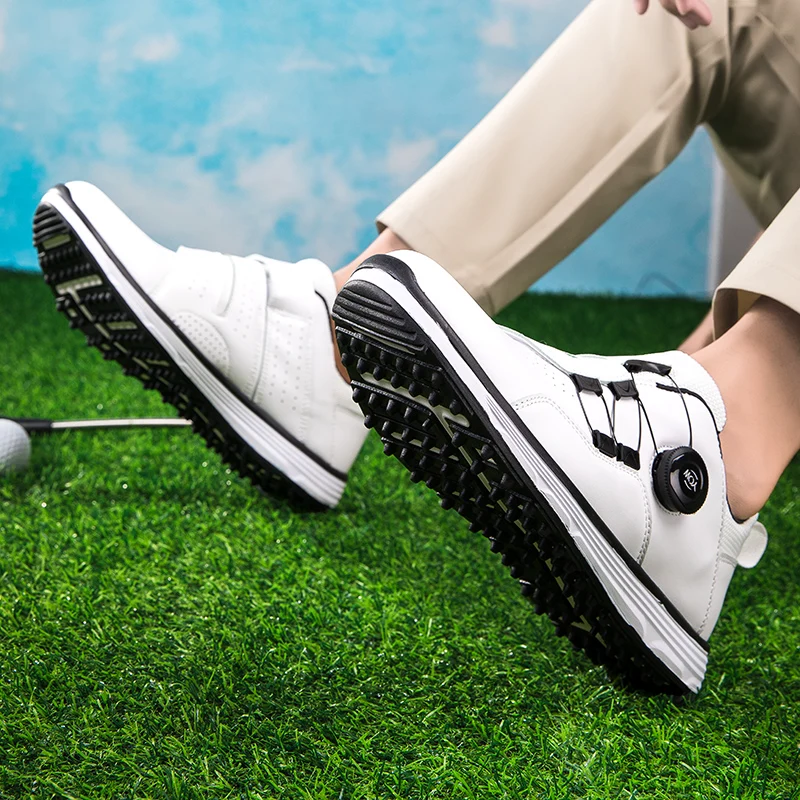 Waterproof Golf Shoes Men Women New Professional Comfortable Golfer Footwears Non-slip Outdoor Golf Training Sneakers