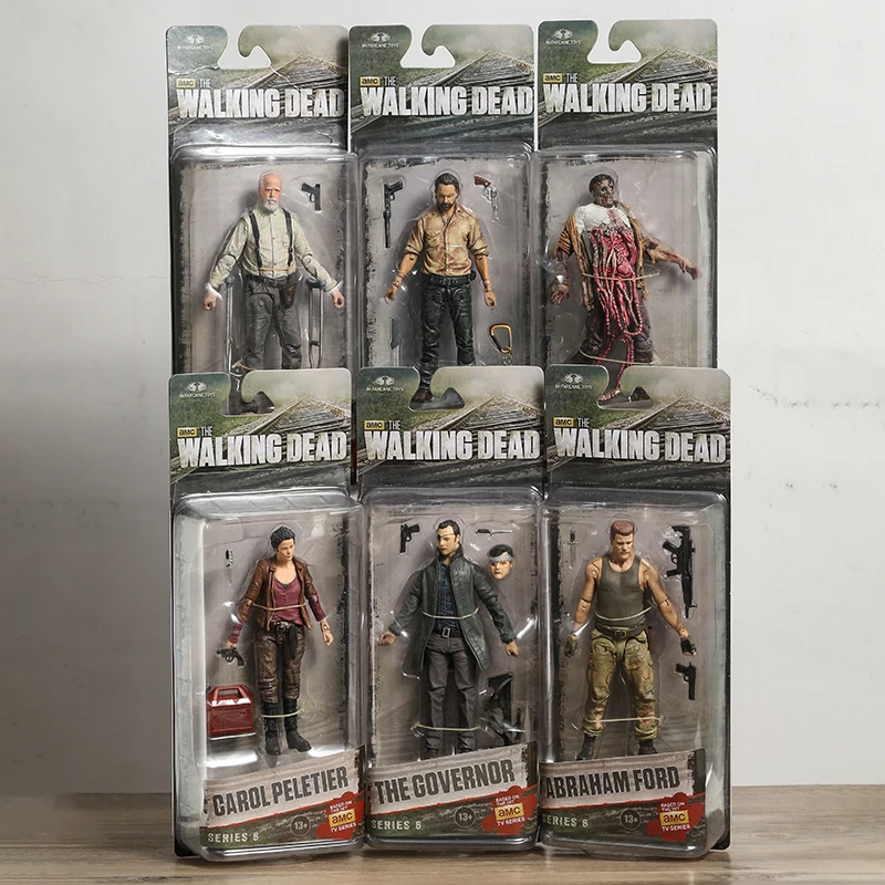 

Игрушки McFarlane The Ходячие мертвецы серии Rick Grimes губернатор Carol Peletier Абрахам Форд экшн-фигурки