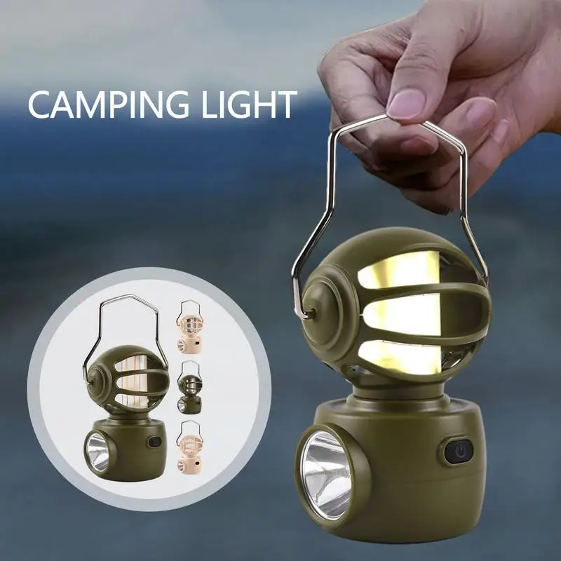 

Led Camping Lanterns Dual Lights Rechargeable Lanterns Outdoor Tent Camping Lights Type-C Rechargeable Waterproof Lightweight
