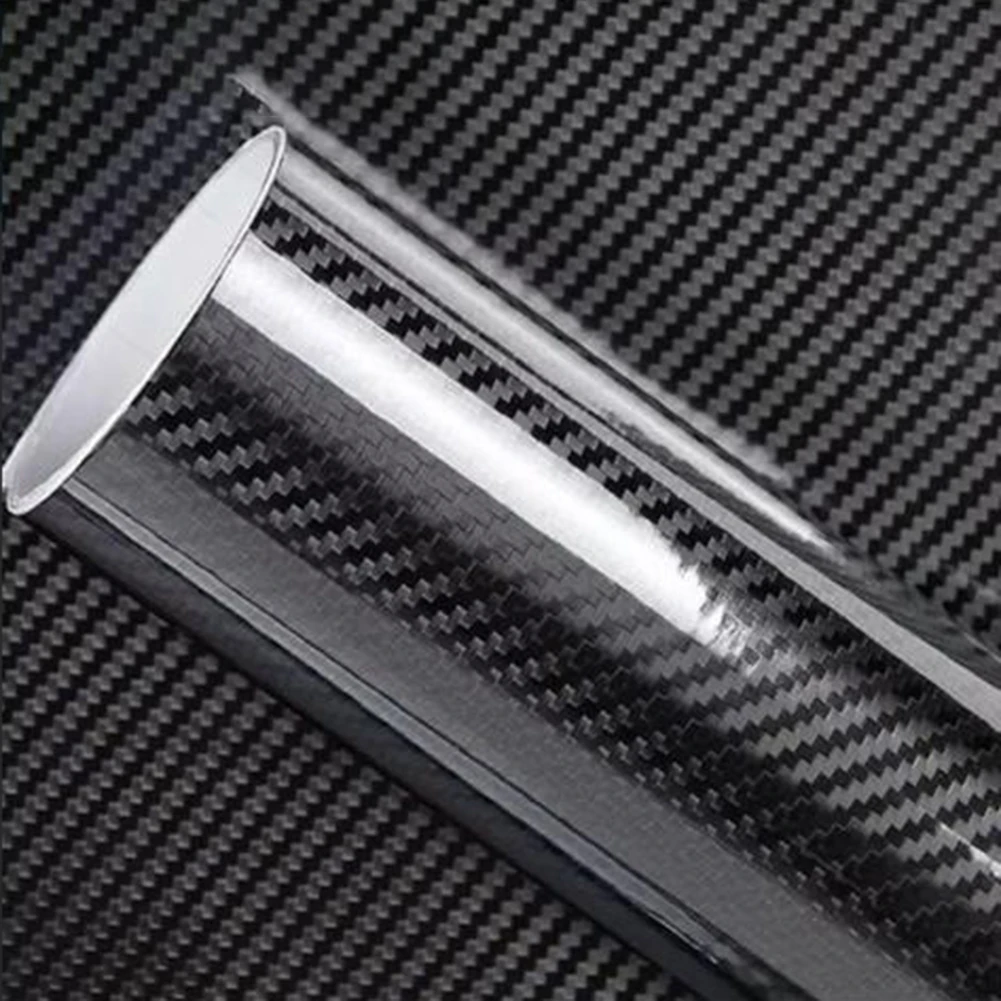 Глянцевая наклейка из углеродного волокна 100 × 30 см |