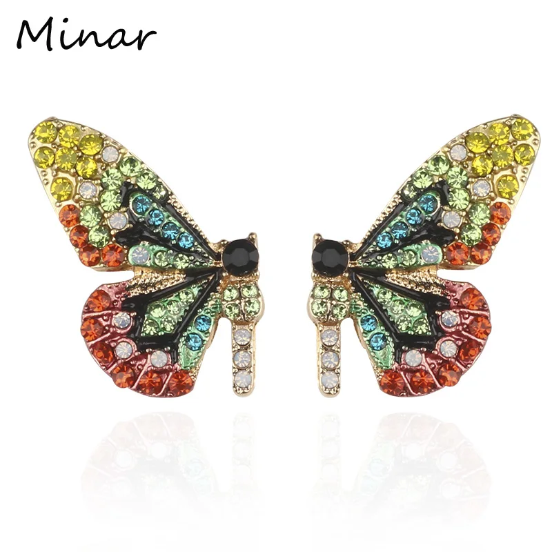 Женские серьги в виде бабочек с изображением сказки | Украшения и аксессуары