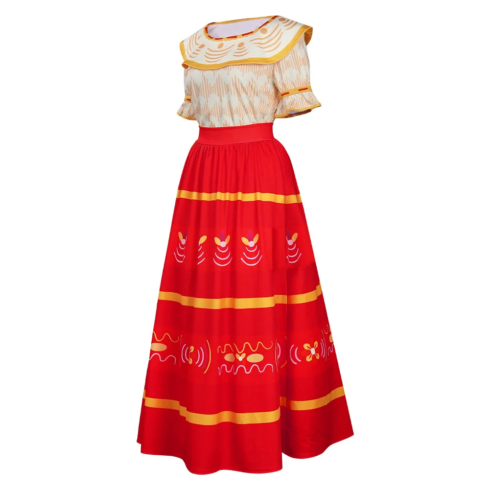 Dolores Madrigal Cosplay Costume Dress Outfits Halloween Carnival Suit