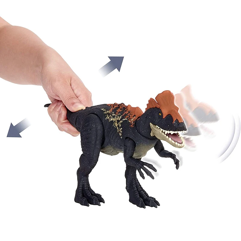 Подлинный mattel мир Юрского периода звук Страйк барионикс мрачный Трицератопс