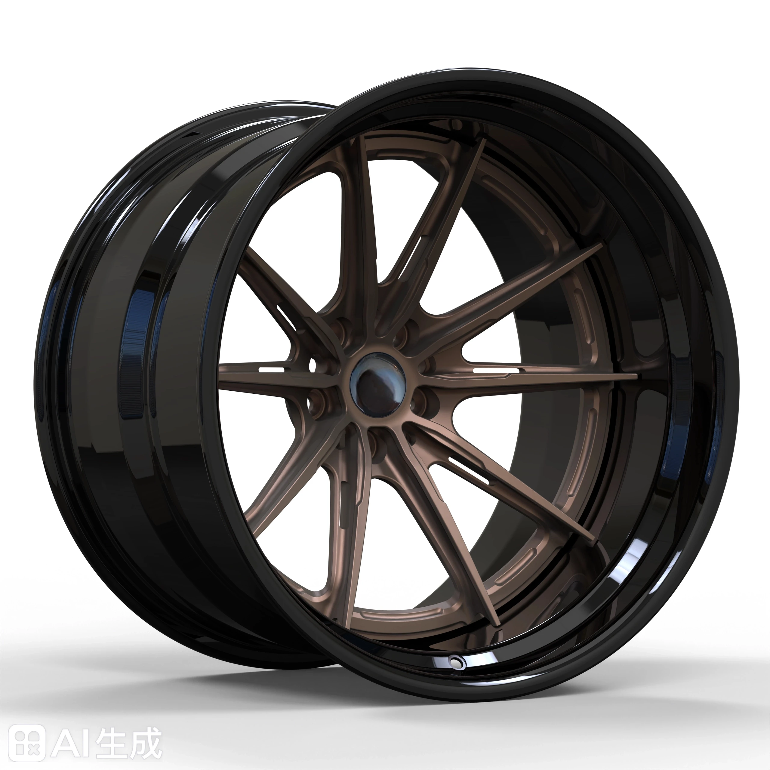 Фото Кованые хромированные диски Deep Dish Sport OEM с полировкой, 5x114, 5x130, 5x120, для BMW, GTR, C8, Audi, Nissan, 18, 19, 20, 21, 22 дюйма №2
