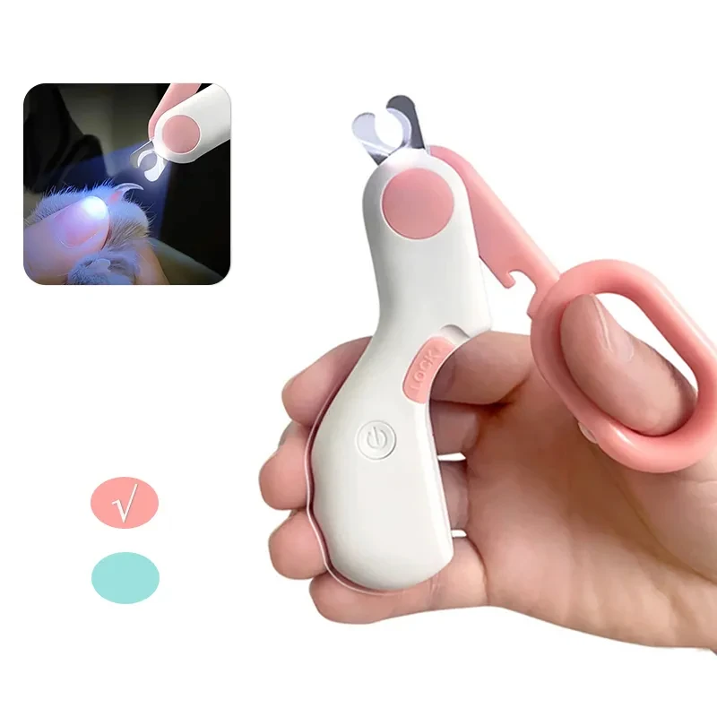 

Professional Pet Nail Clipper LED Light Pet Nail Clipper Claw Grooming Scissors for Small Dogs Cats Scissors Cats Accessories