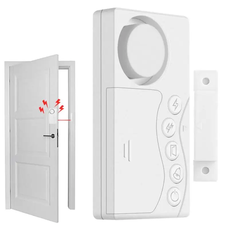 Magnetic Security Sensor Windows Open Alarms Pool Door Alarm For Kids Safety