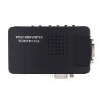 1pcs rca av to vga converter adapter vga pc notebook tv rca composite video s video av to pc switch vga lcd out of box converter