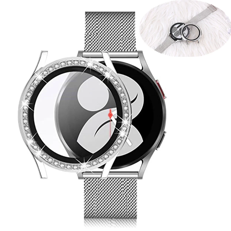 

Браслет из нержавеющей стали для Samsung Galaxy Watch 4 44 мм 40 мм