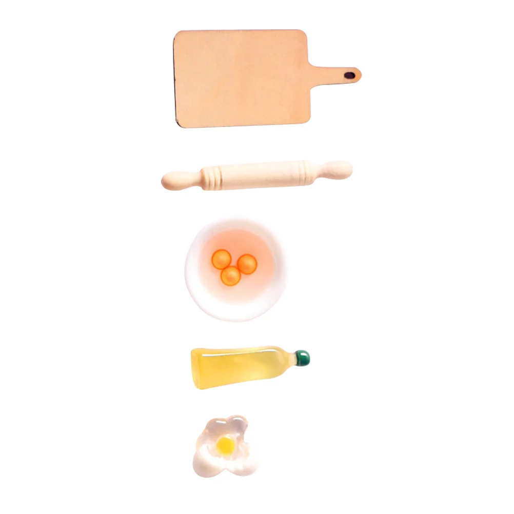 

1 Set Mini Kitchenware Model Simulation Kitchenware Doll House Layout Decoration