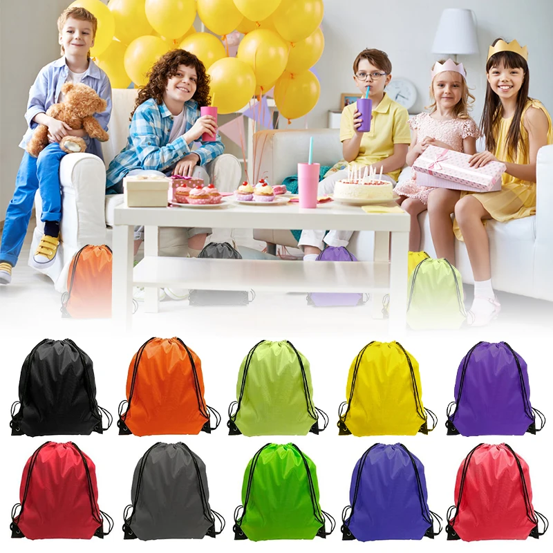 

20/30/40Pcs Drawstring Bags Sport Fitness Travel Outdoor Backpack Party Hand-Out Bags Shopping Swimming Basketball Yoga Bags