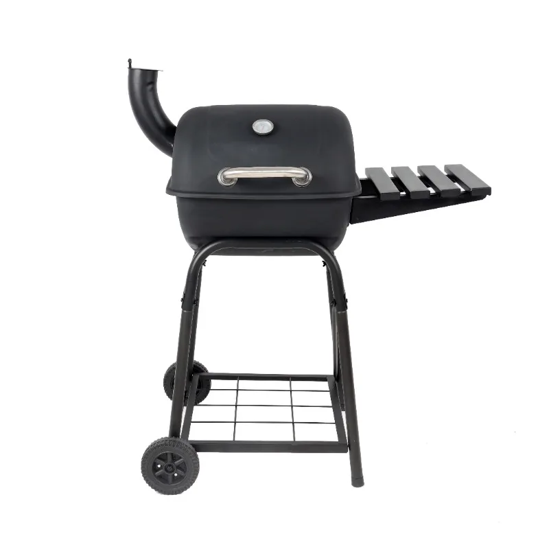 

RevoAce 26" Mini Barrel Charcoal Grill with Side Shelf, Black, CBC1760W