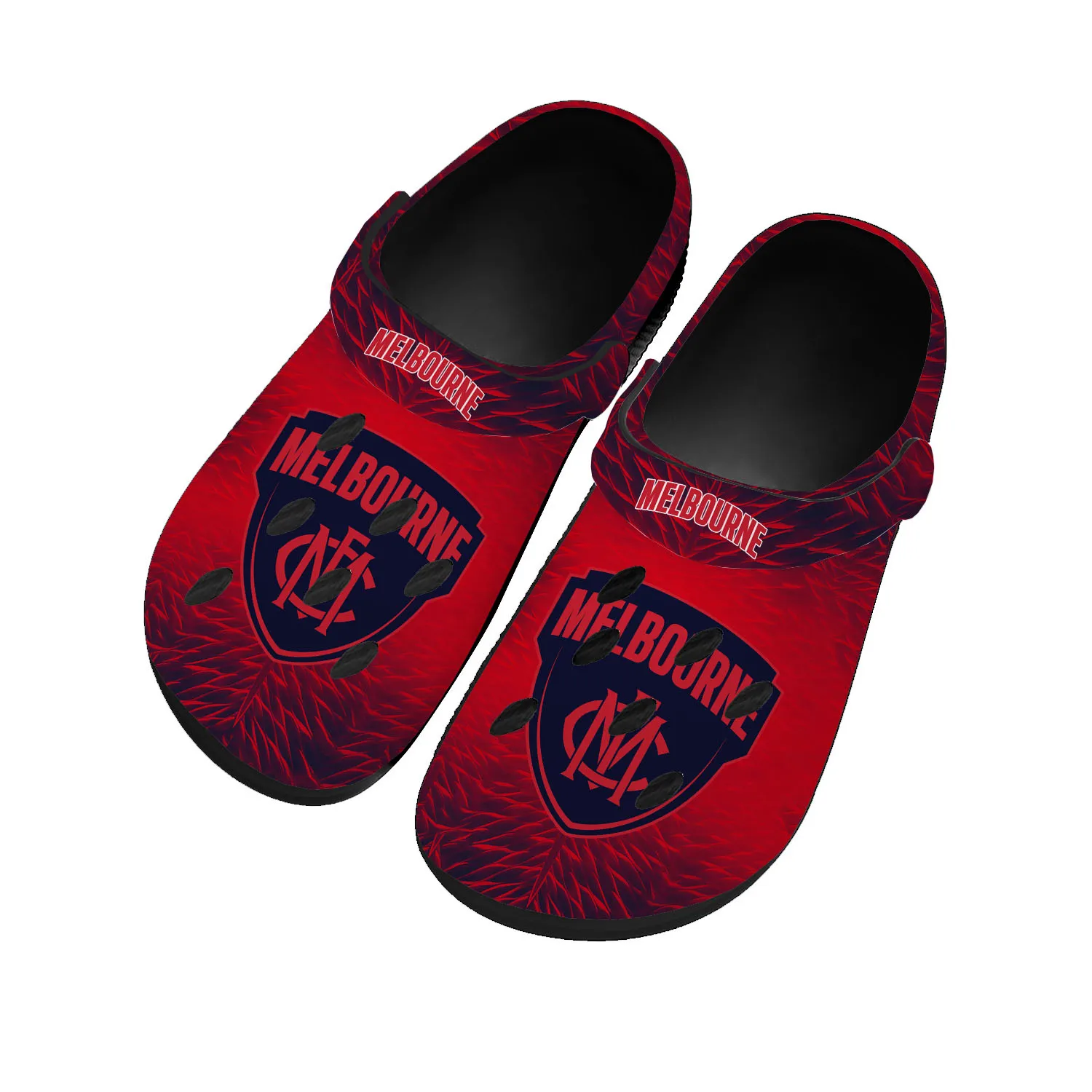

Melbourne Demons Australian Football Home Clog Mens Women Youth Boy Girl Sandals Shoes Garden Custom Shoe Beach Hole Slippers