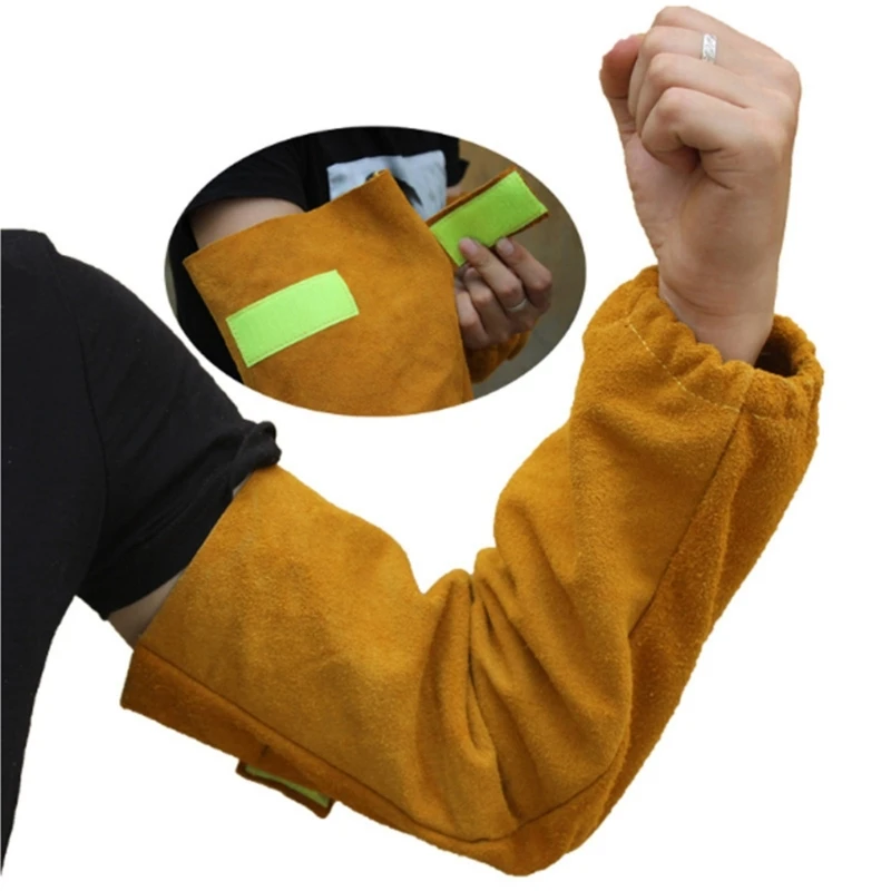 Сверхмощные кожаные сварочные рукава устойчивы к истиранию для повышения