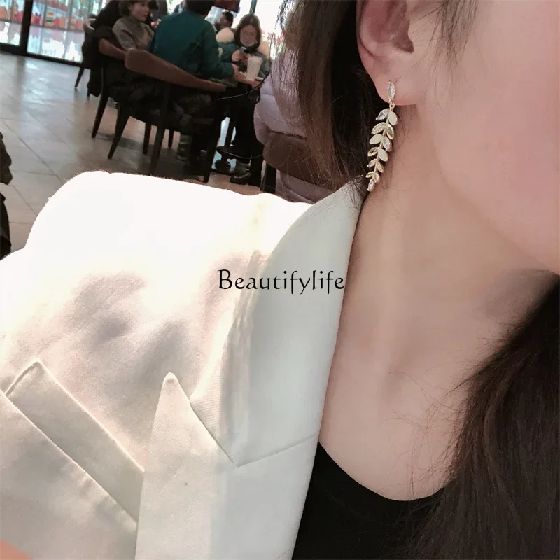 Серьги 925 изысканные высококачественные серьги с опалом Суперфея