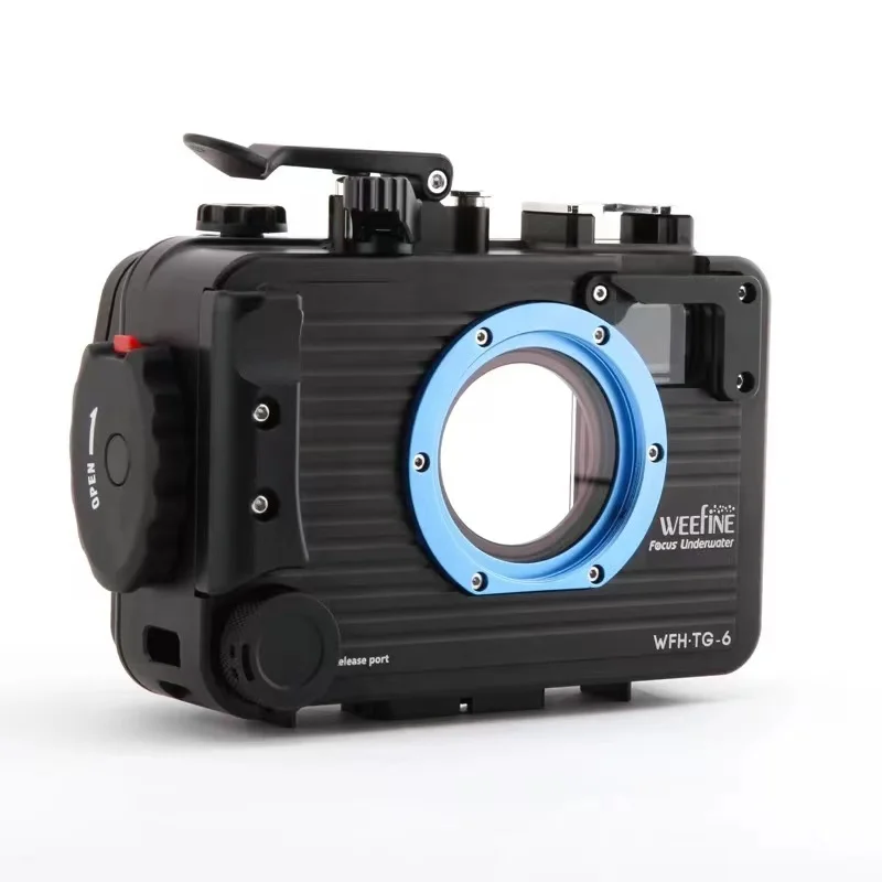 

Weefine Wfh Tg6 Housing Olympus Tg5 Tg6 Camera Waterproof 100 Meters Vacuum Valve All Aluminum Alloy Underwater Photography Case