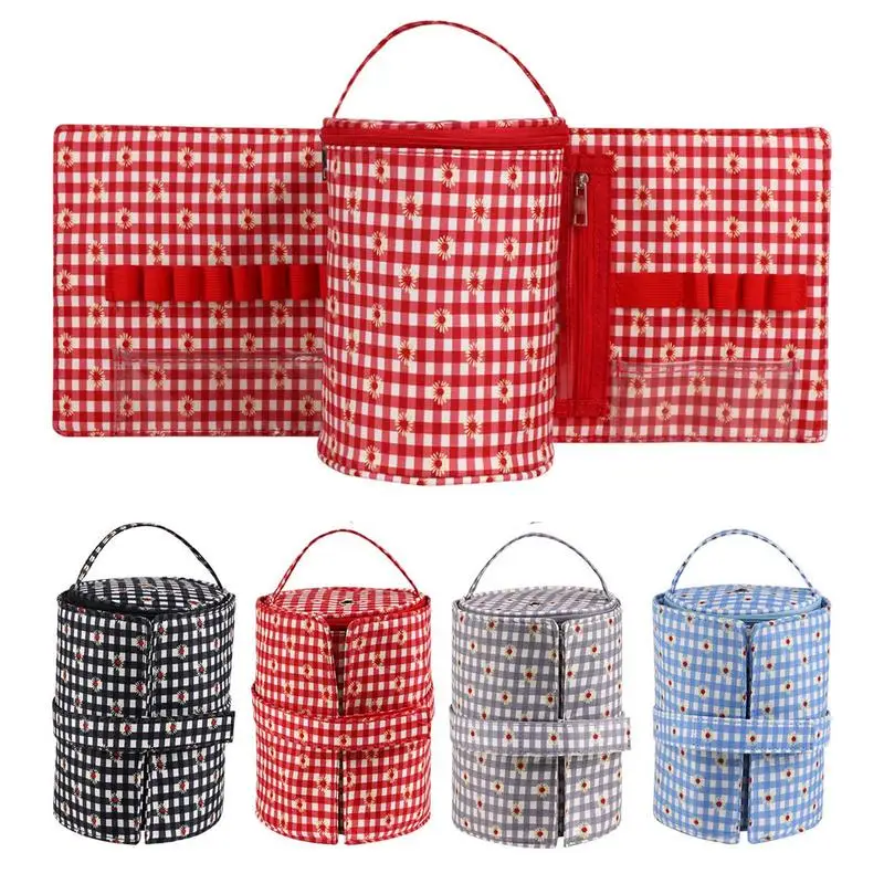 

Многофункциональная сумка для хранения пряжи, сумка большой емкости для вязания, сумка для хранения пряжи, сумка для хранения швейных аксессуаров для мам, подарки